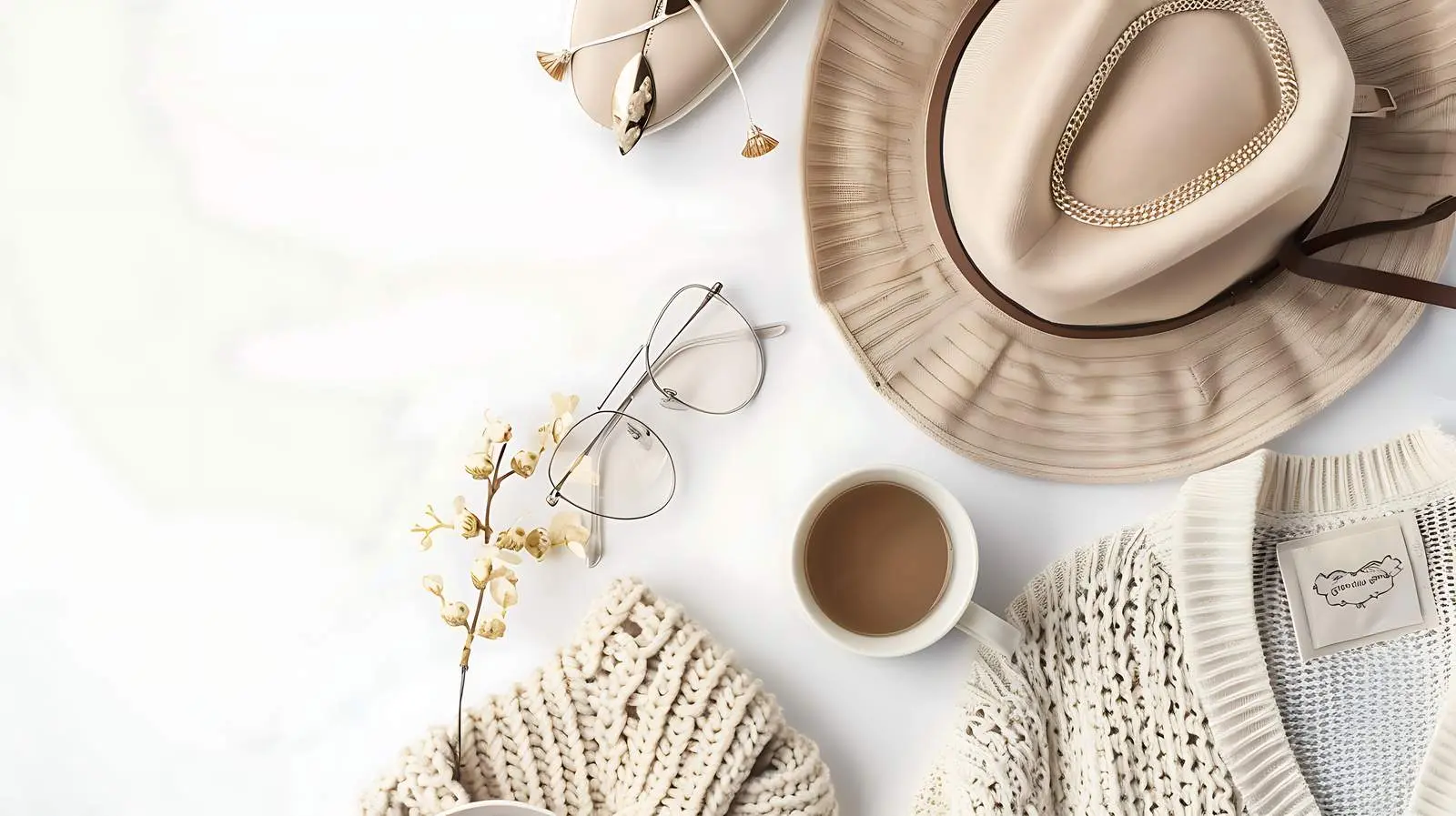 Aesthetic Fashion Composition with Female Clothing and Accessories — free download from Dotvec