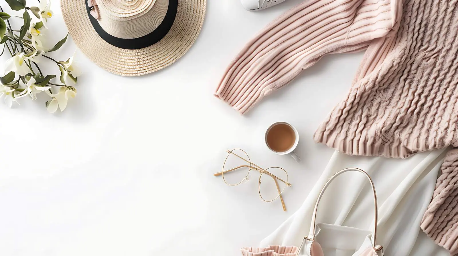 Aesthetic Fashion Composition with Female Clothing – free femininity image from Dotvec