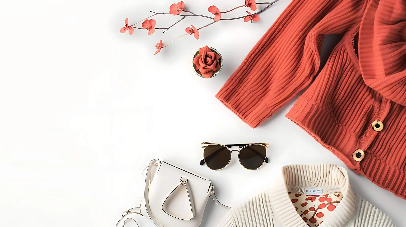 Aesthetic Fashion Composition with Female Clothing – free model image from Dotvec