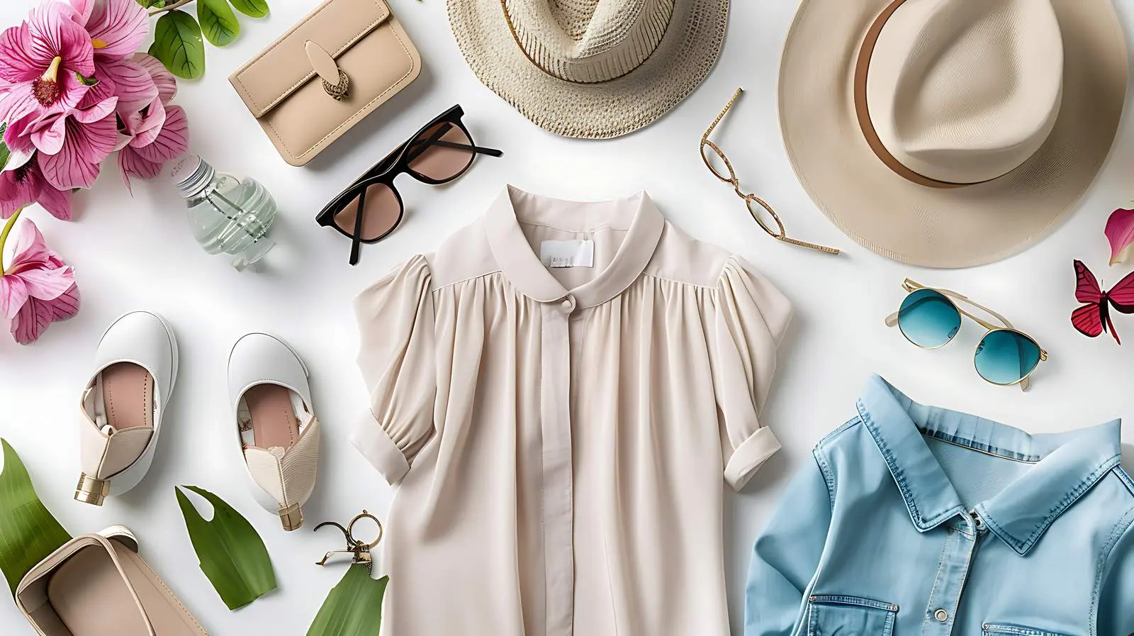 Aesthetic Fashion Composition with Women's Clothes — free download from Dotvec