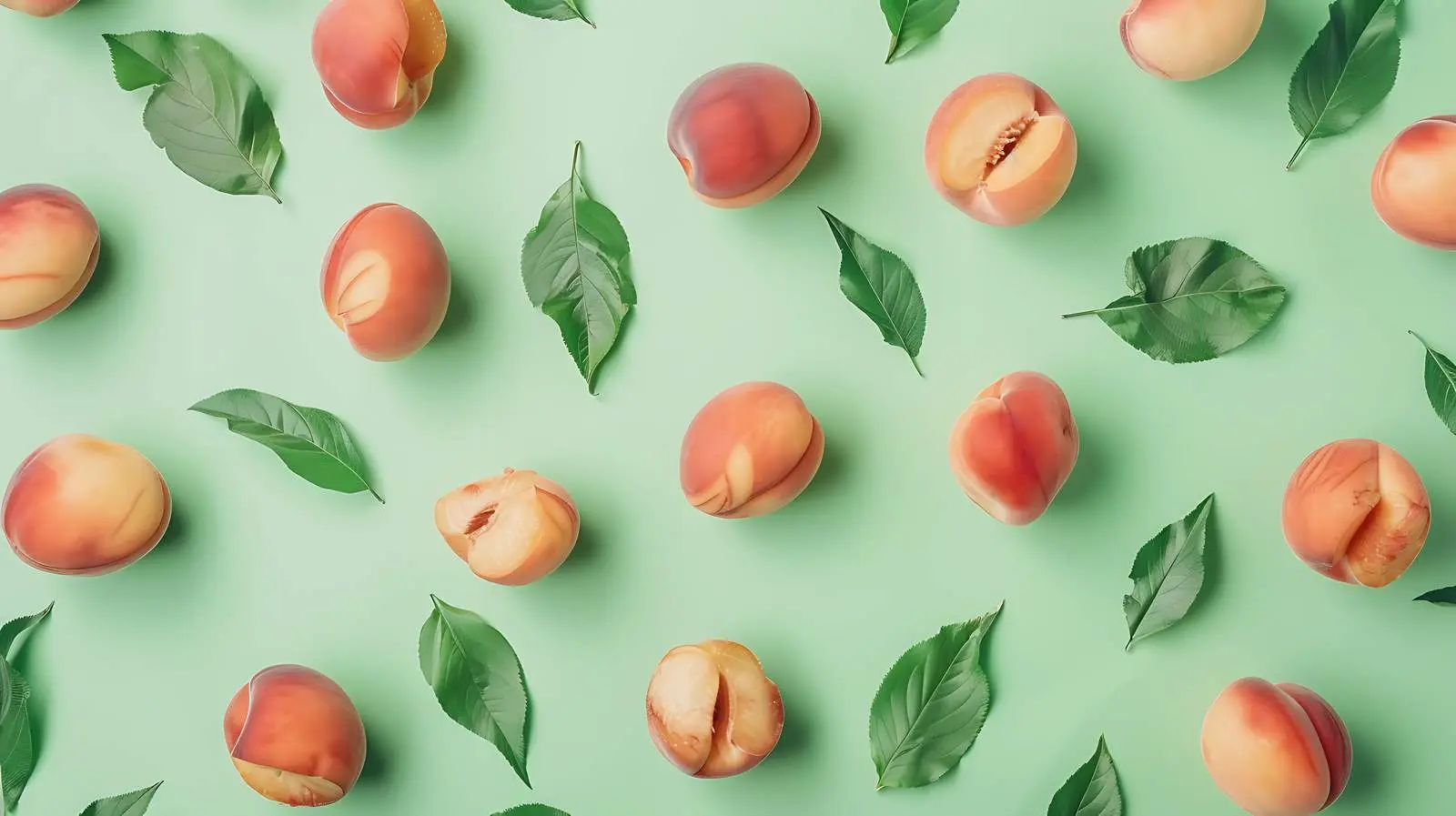 Aesthetic Fruit Flat Lay Background Composition – free grape image from Dotvec