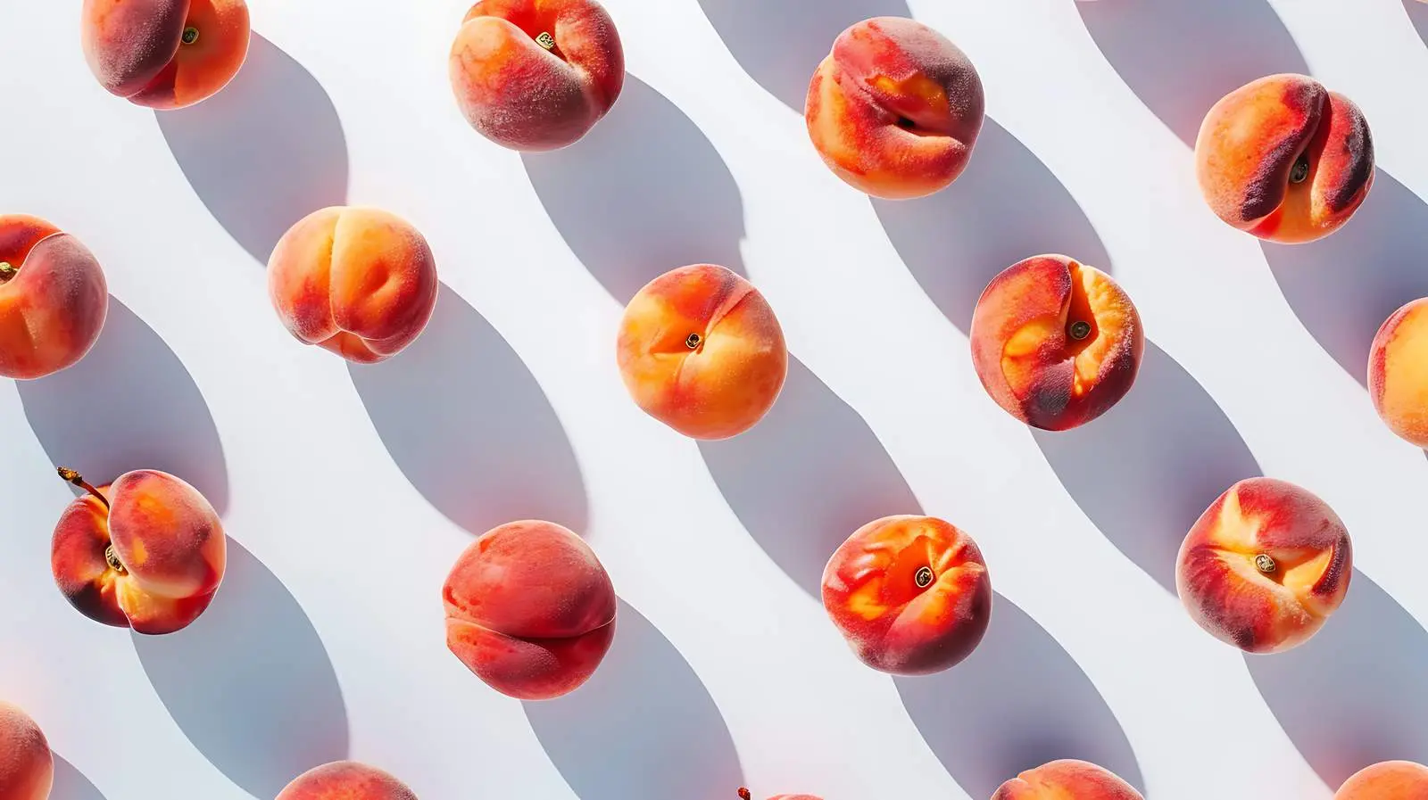 Aesthetic Flat Lay of Peaches Background — free download from Dotvec