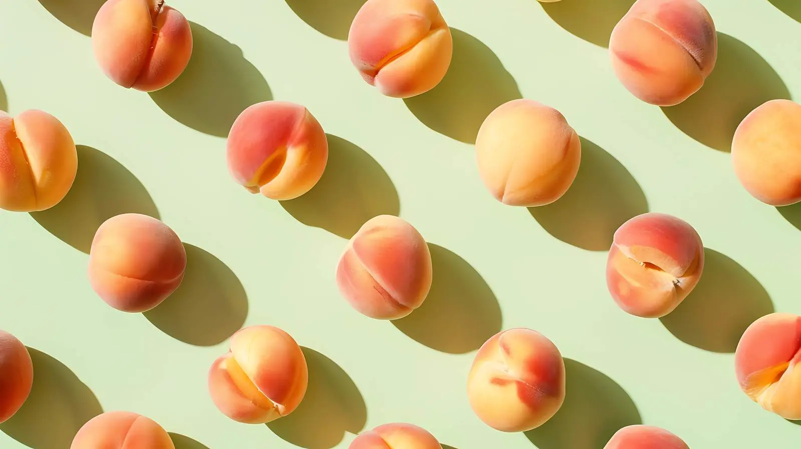 Aesthetic Flat Lay of Peaches and Fruit – free wholesome image from Dotvec