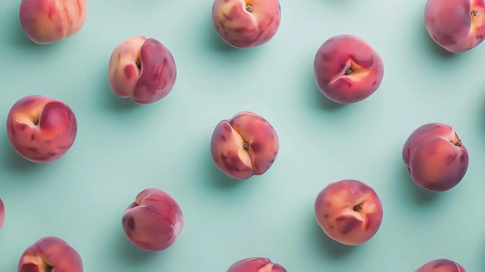 Juicy Peaches on Pastel Aesthetic Background — free download from Dotvec