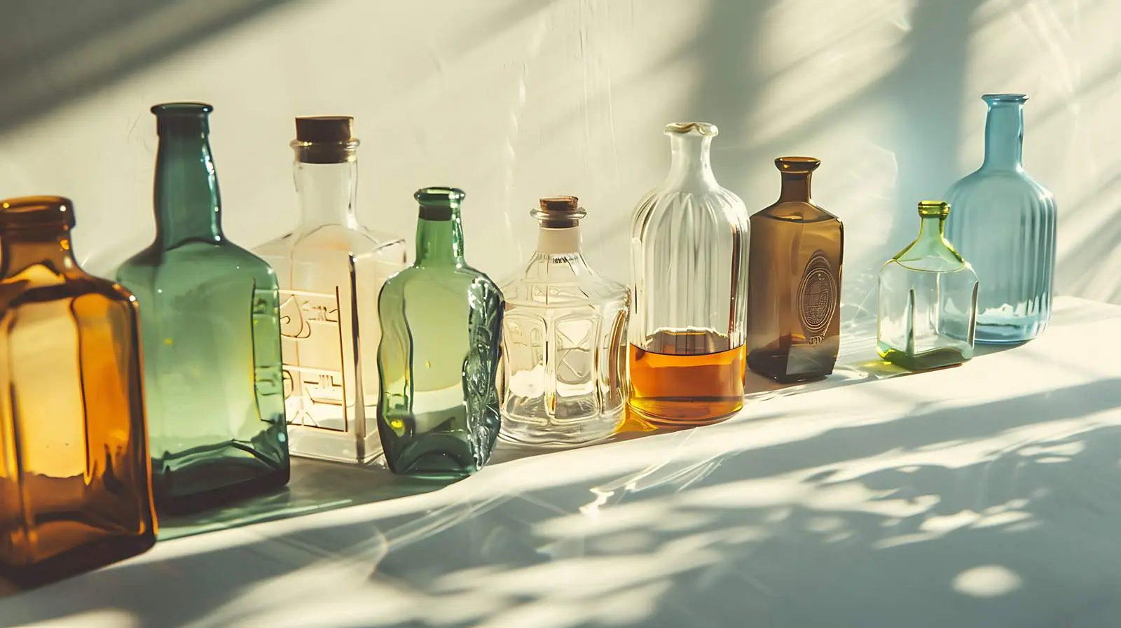 Vintage Bottles for Aesthetic Home Decoration — free download from Dotvec