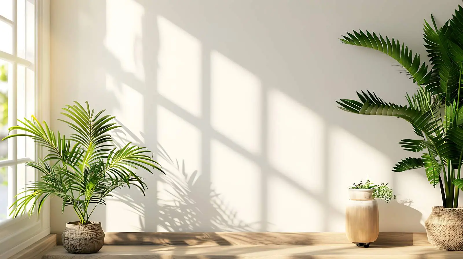 Aesthetic Home Interior with Tropical Plant — free download from Dotvec