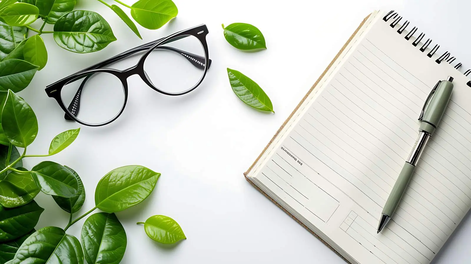 Aesthetic Home Office Workspace with Laptop – free video image from Dotvec