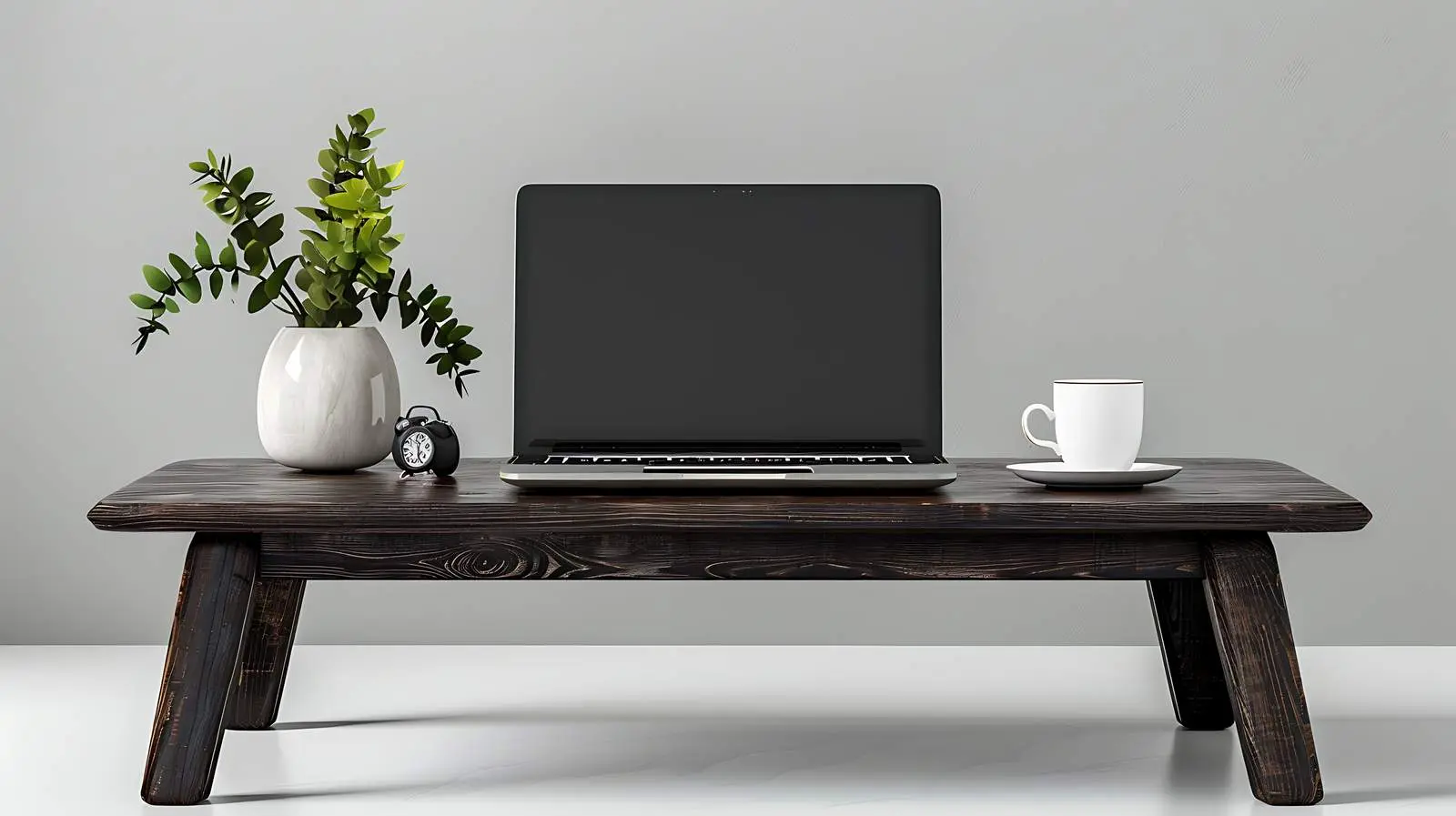 Aesthetic Home Office Workspace with Laptop – free elegant office image from Dotvec