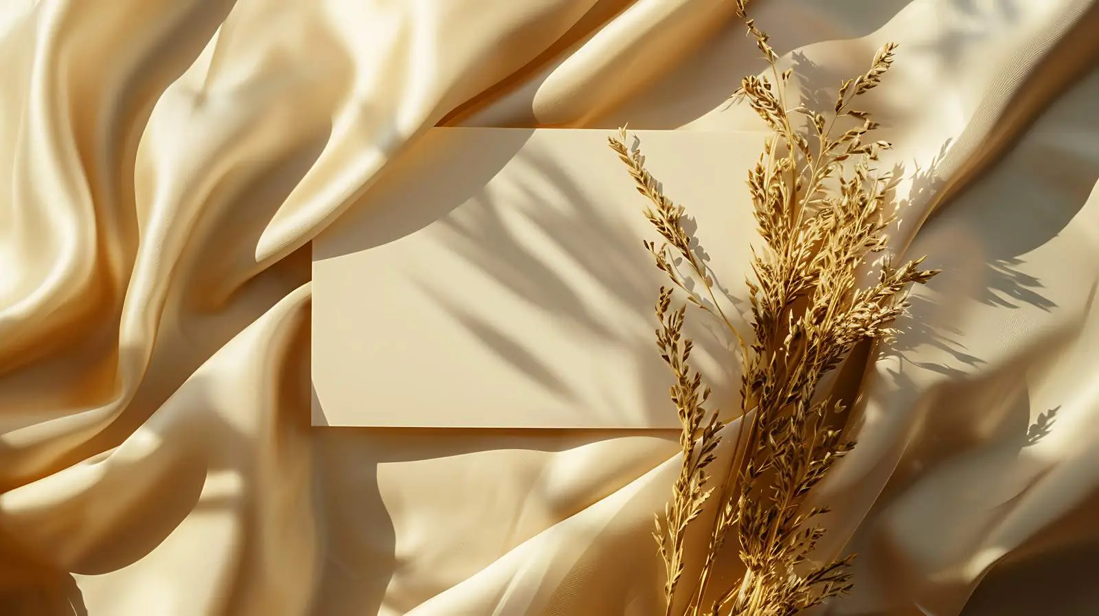 Luxury Bohemian Dried Grass Composition for Branding — free download from Dotvec