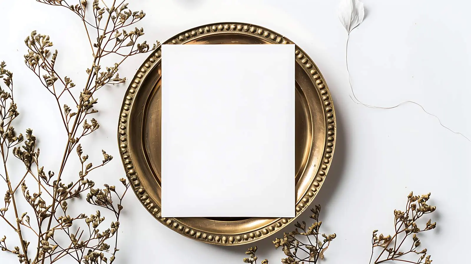 Luxury Bohemian Branding Invitation Card Template — free download from Dotvec