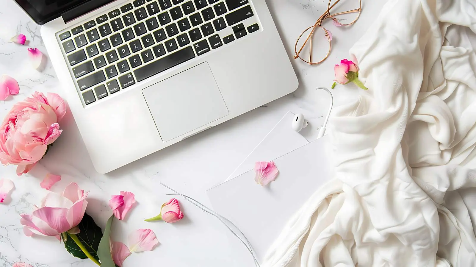 Luxury Aesthetic Workspace Spiral Flip Notebook – free class image from Dotvec