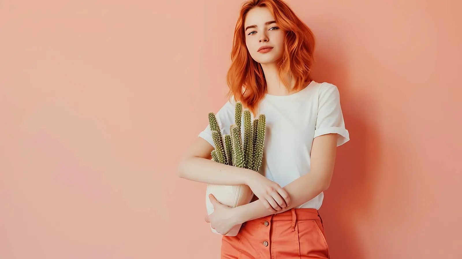 Aesthetic Minimalist Fashion of Young Woman — free download from Dotvec