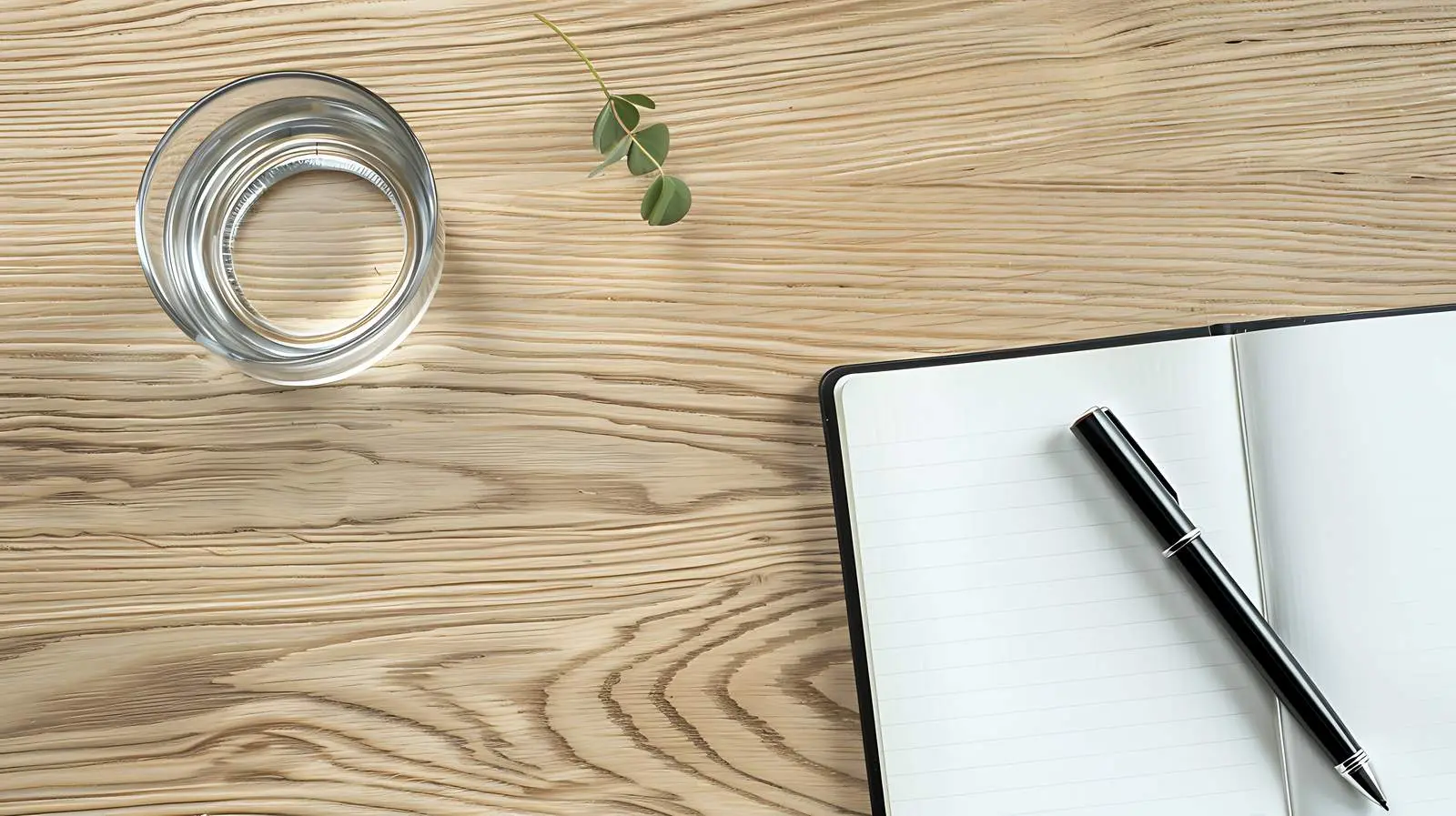 Aesthetic Minimalist Home Office Desk Workspace — free download from Dotvec