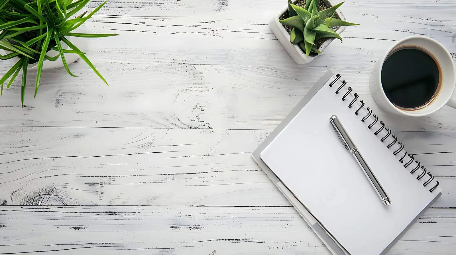 Minimalist Home Office Desk Workspace Design — free download from Dotvec