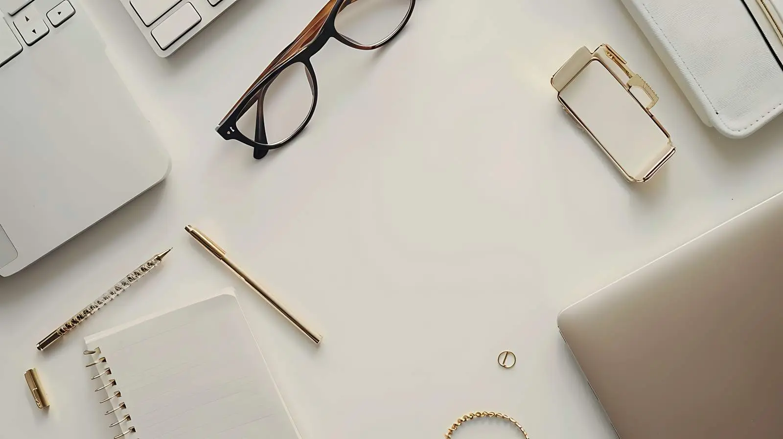 Minimalist Home Office Workspace with Laptop — free download from Dotvec