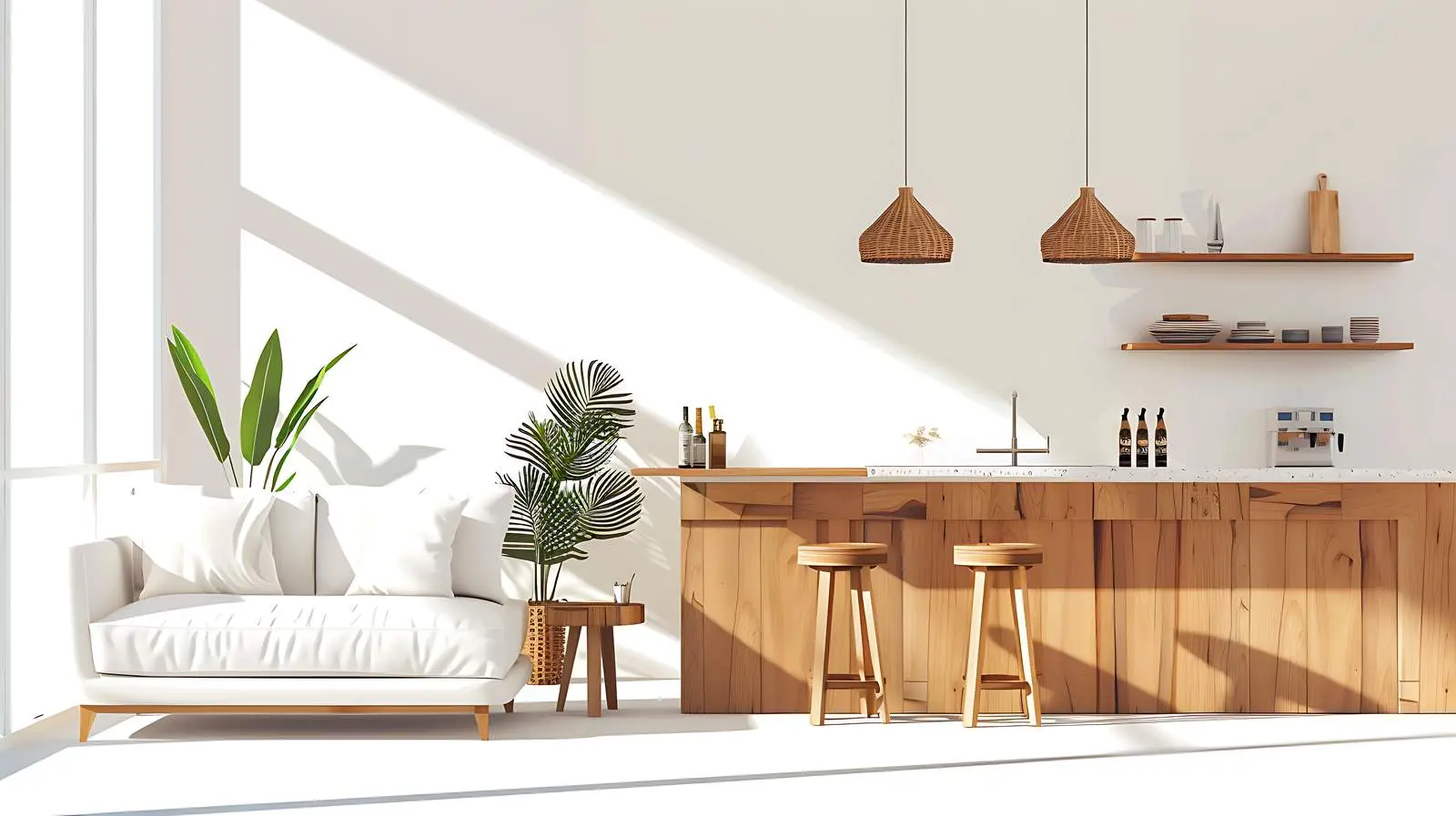 Modern Aesthetic Living Room Interior Design — free download from Dotvec