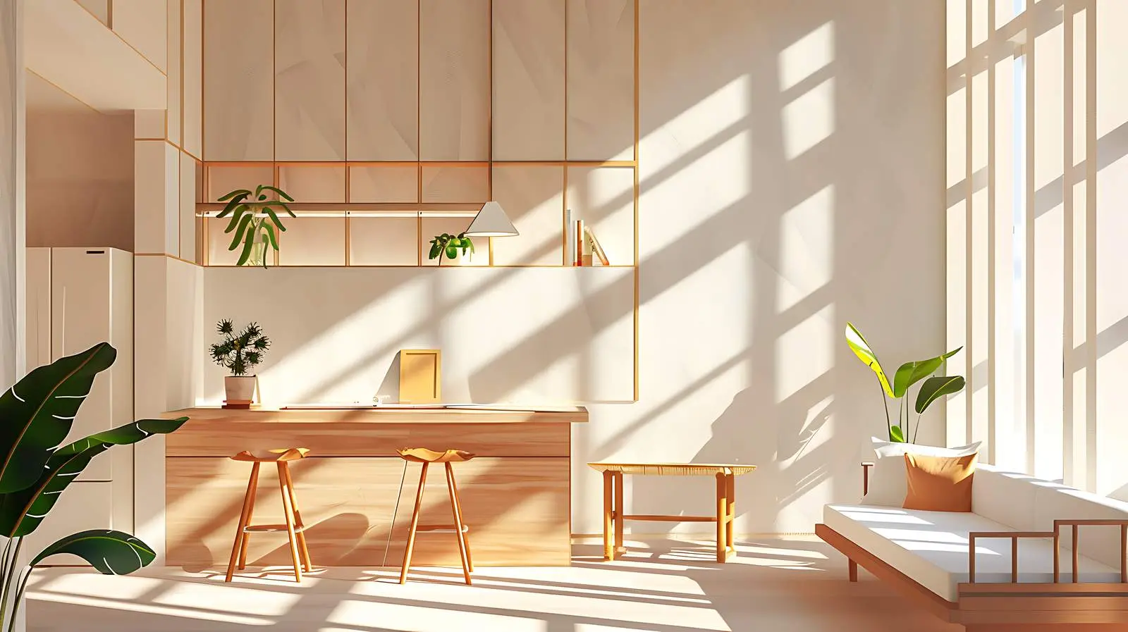 Modern Aesthetic Living Room Interior Design — free download from Dotvec