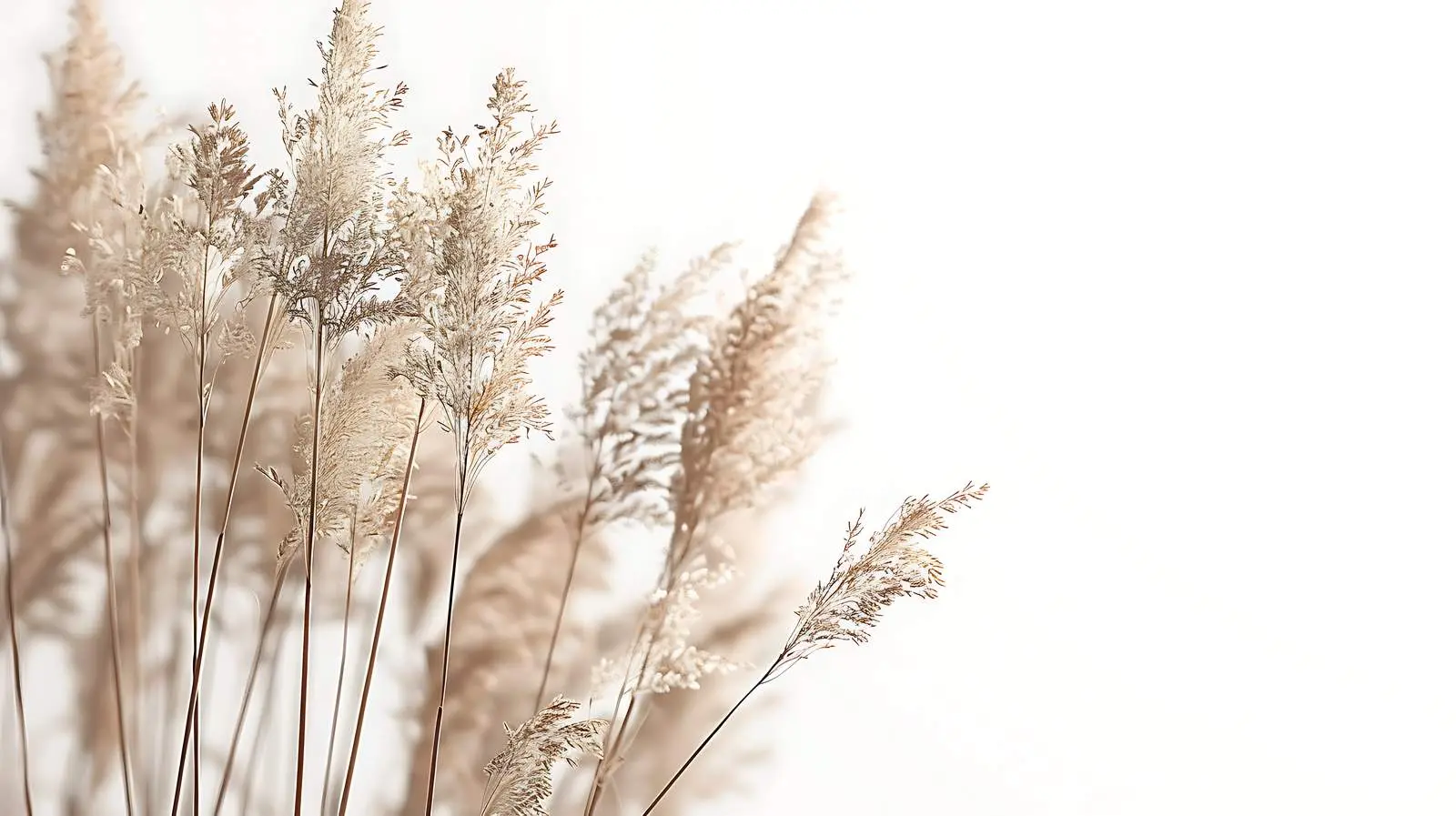 Aesthetic Natural Composition of Dried Grass — free download from Dotvec