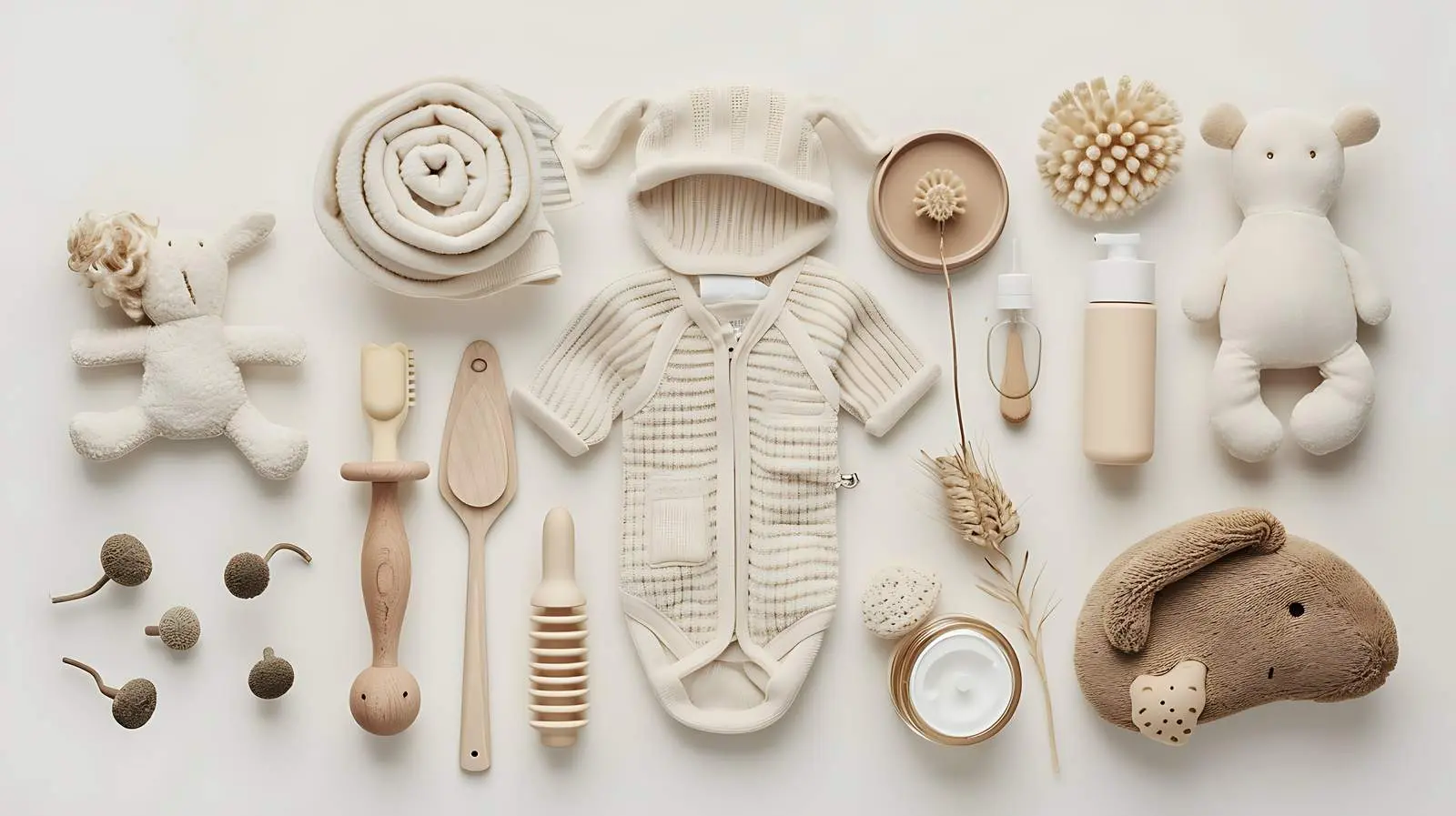 Scandinavian Newborn Baby Care Accessories and Toys — free download from Dotvec