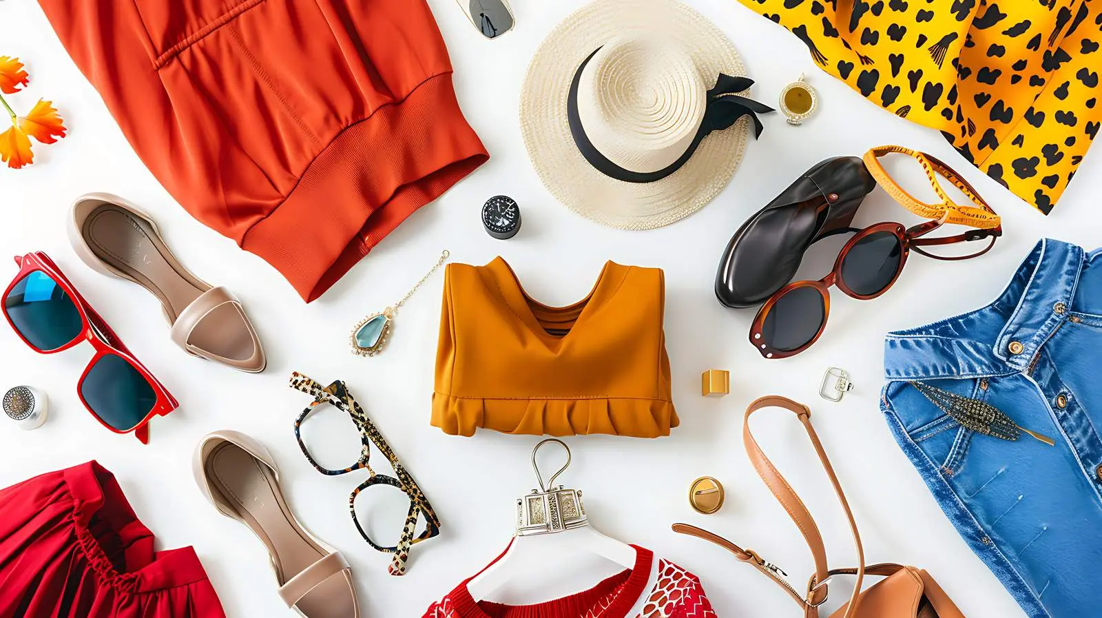 Stylish Women's Fashion Composition in Aesthetic Setting — free download from Dotvec