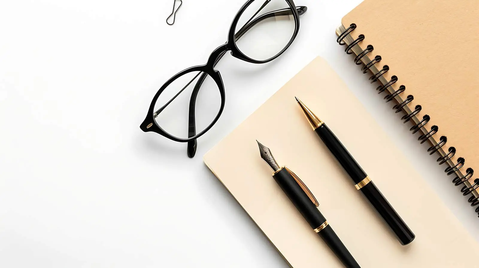 Aesthetic Home Office Workspace Top View — free download from Dotvec