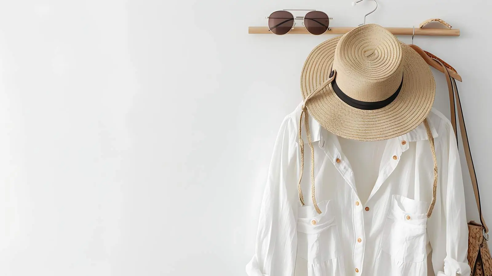 Stylish Women's Fashion Blouse with Straw Design — free download from Dotvec