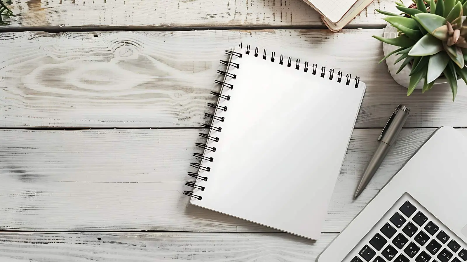 Aesthetic Spiral Flip Notebook Template for Workspaces — free download from Dotvec