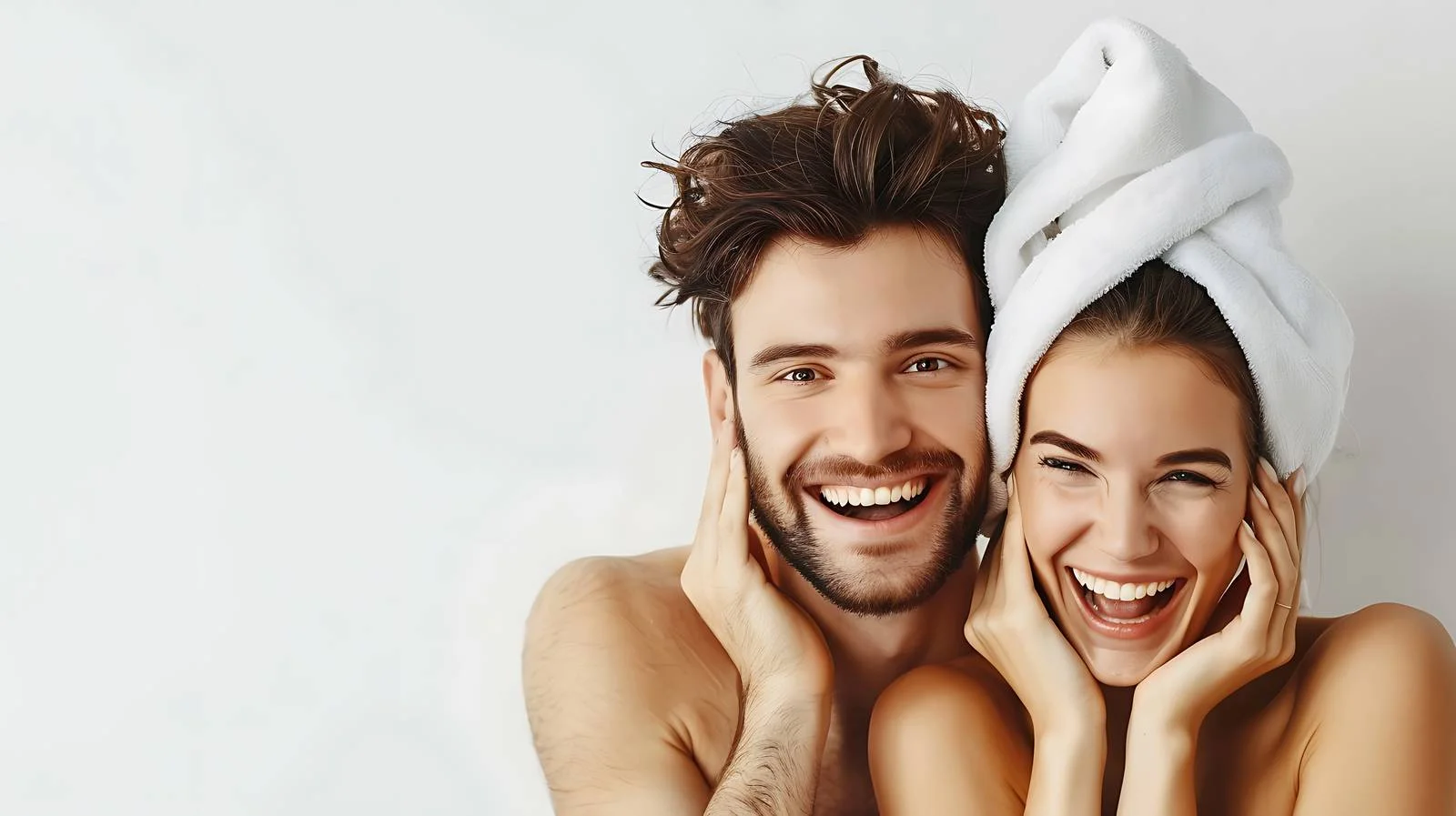 Intimate Couple Bathroom Moment — free download from Dotvec