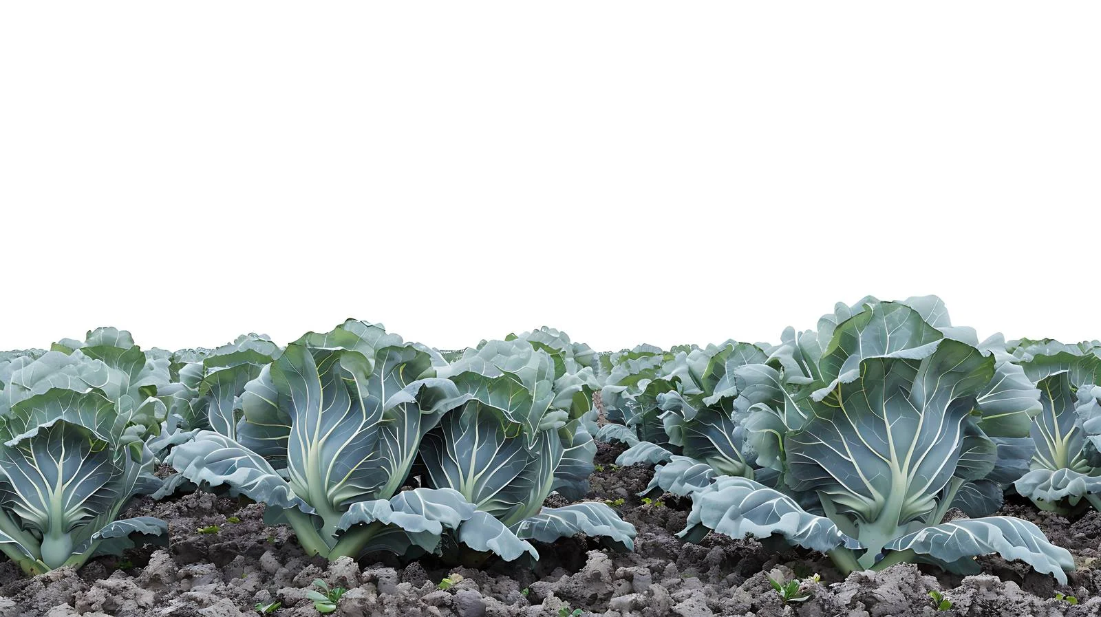 Cabbage Field Harvest Isolation — free download from Dotvec