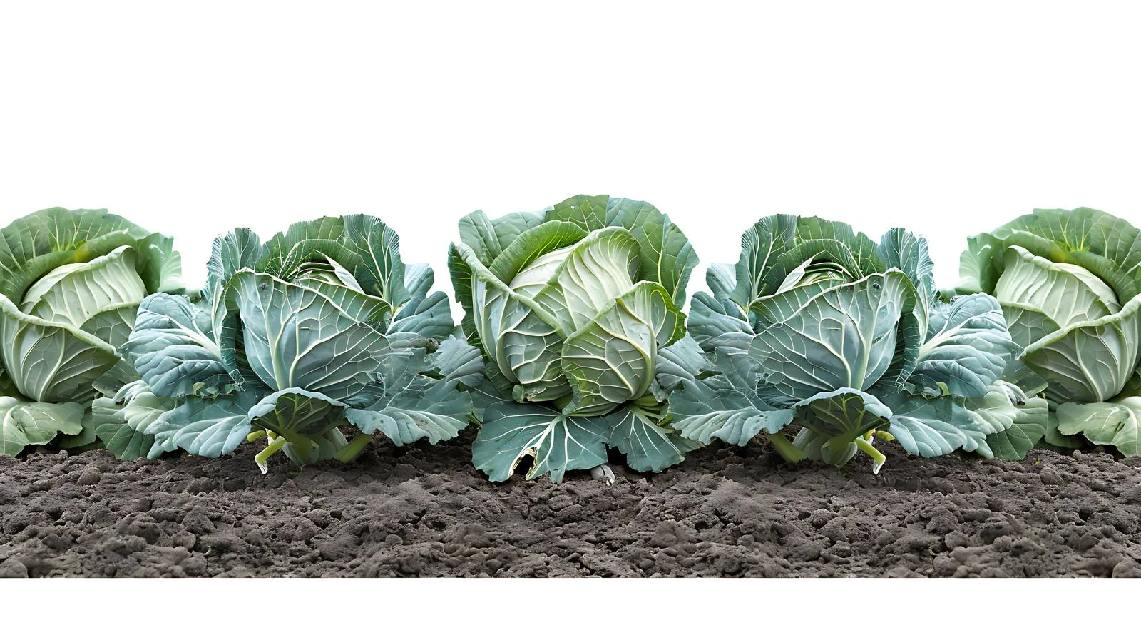 Cabbage Heads in Agriculture Field — free download from Dotvec