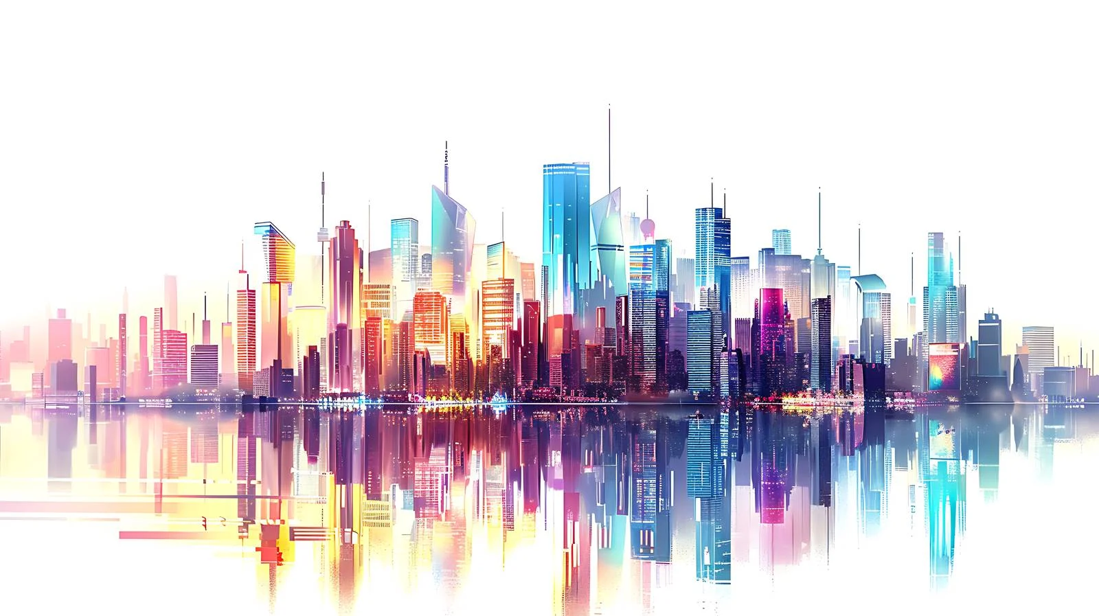 Urban skyline illustration — free download from Dotvec