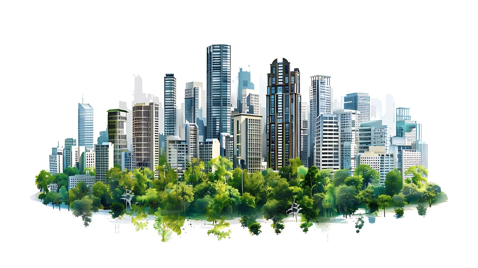 Urbanscape Illustration — free download from Dotvec