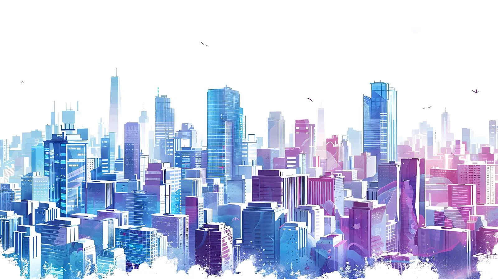 Urban Skylines Artwork — free download from Dotvec