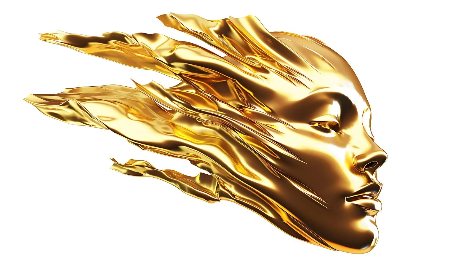 Gold Illustrations on White Background — free download from Dotvec