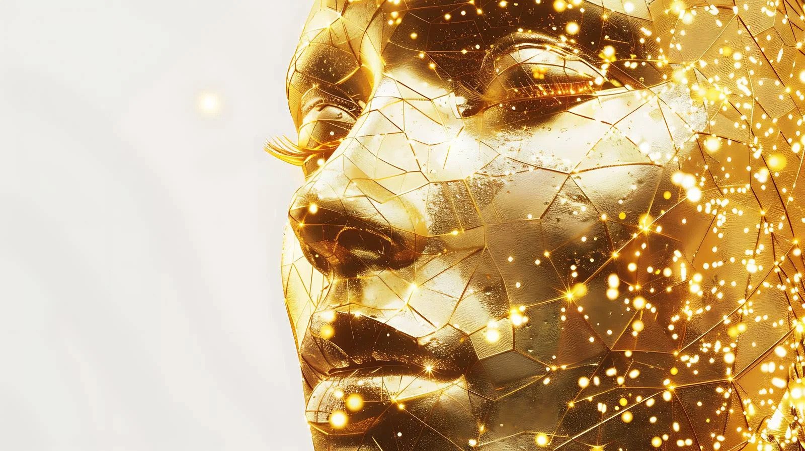 Elegant Gold Art on White Background — free download from Dotvec