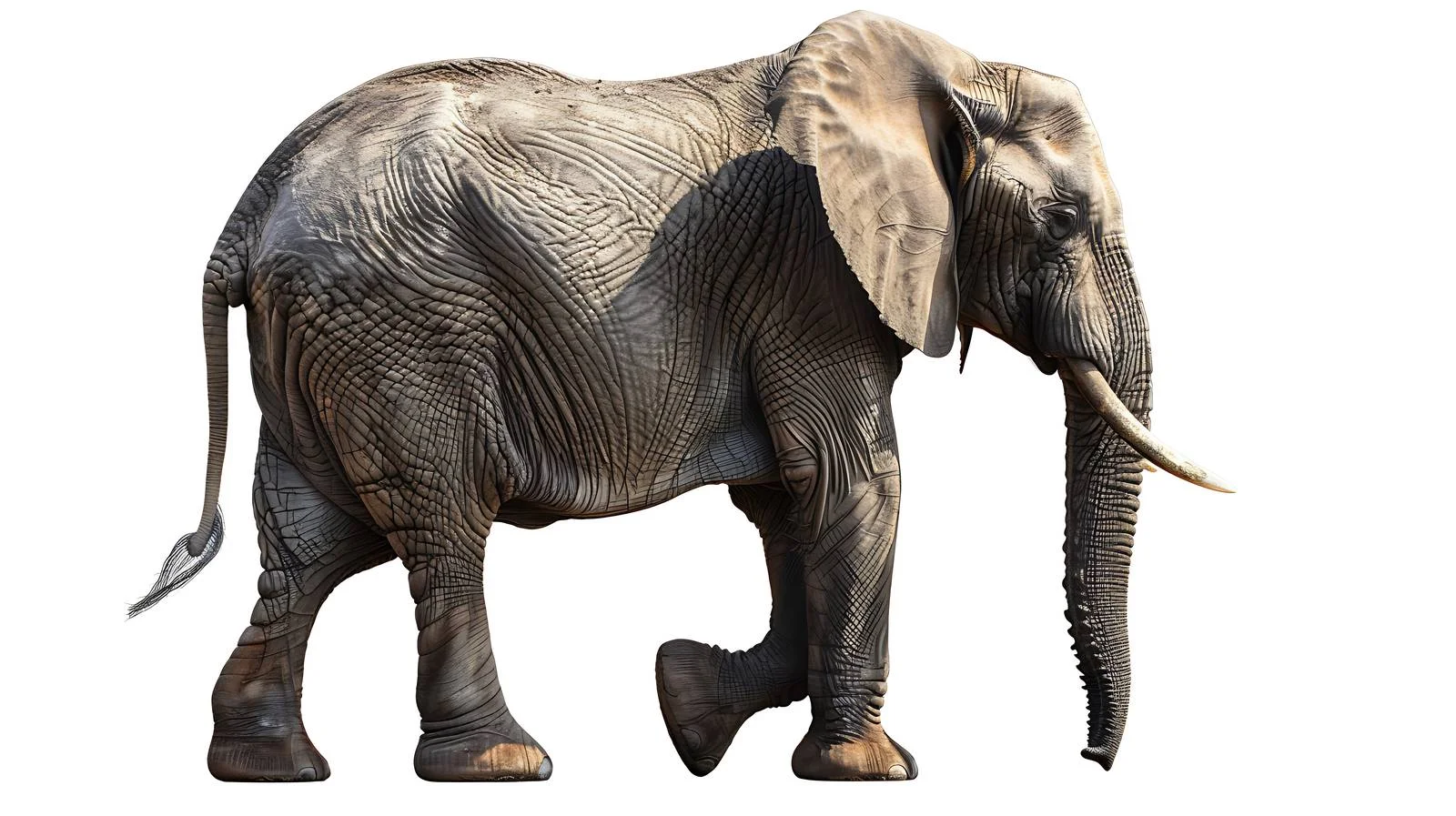 Elephant Isolated White Background Image — free download from Dotvec