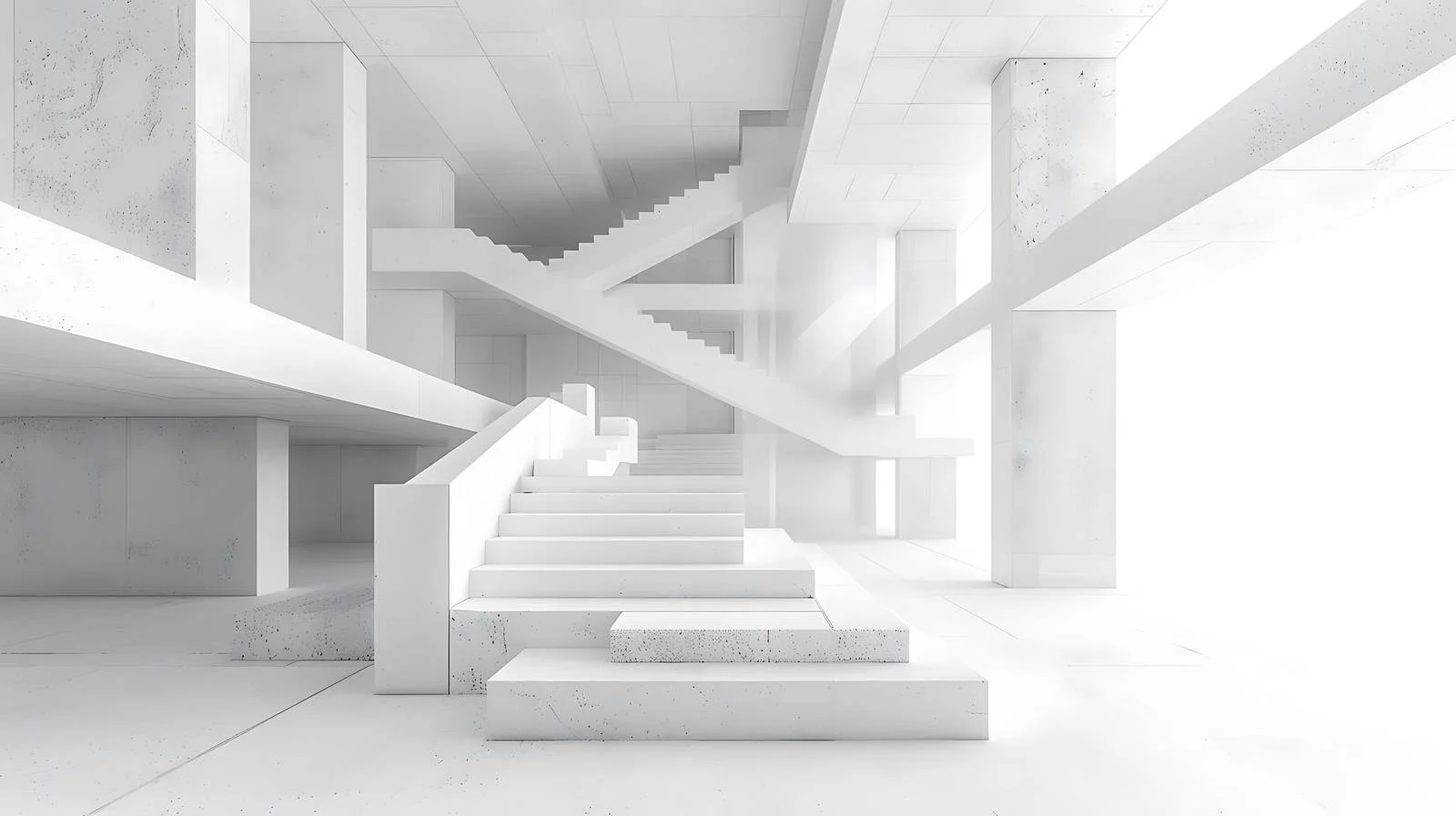 Modern Architectural Space Illustration — free download from Dotvec