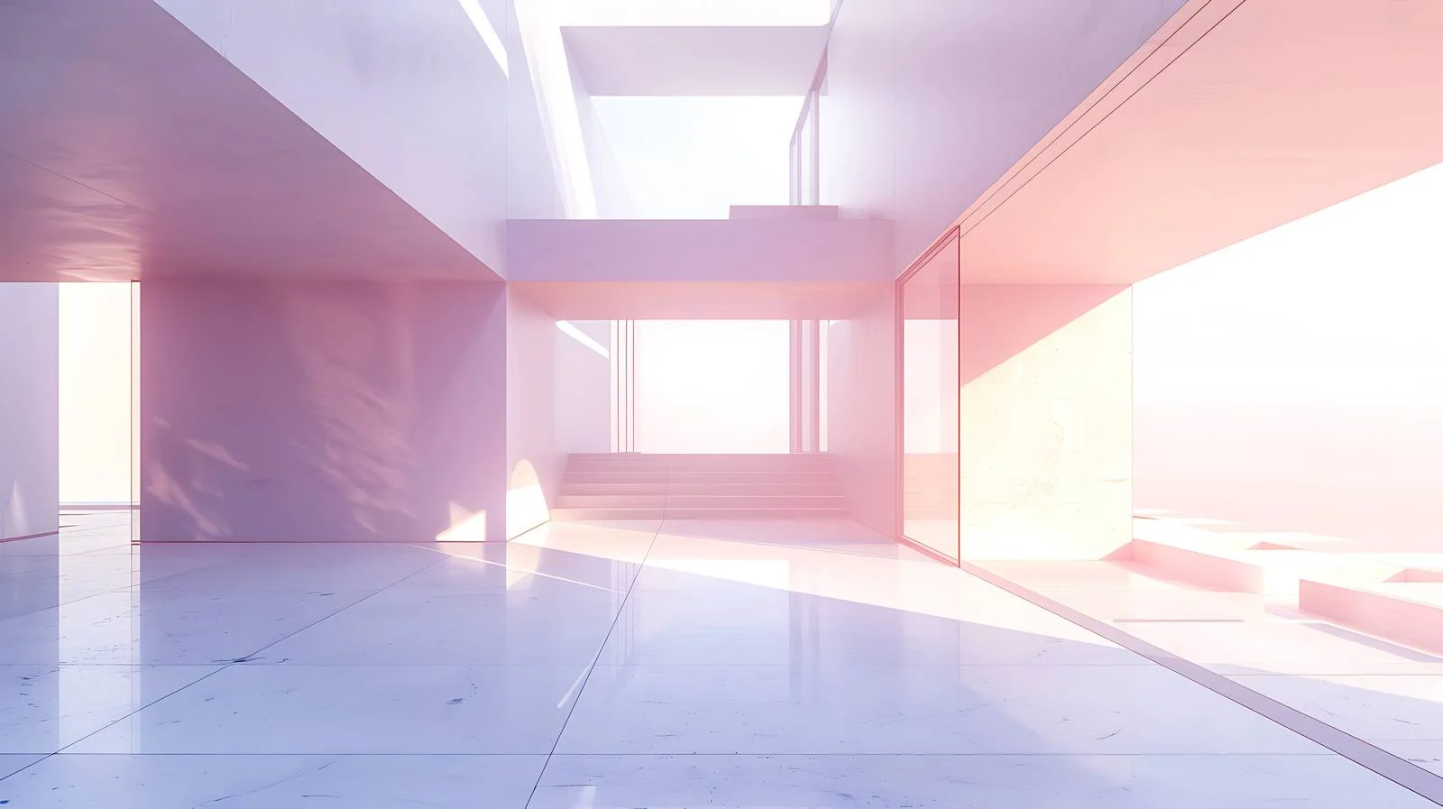 Modern Architectural Space Illustration — free download from Dotvec