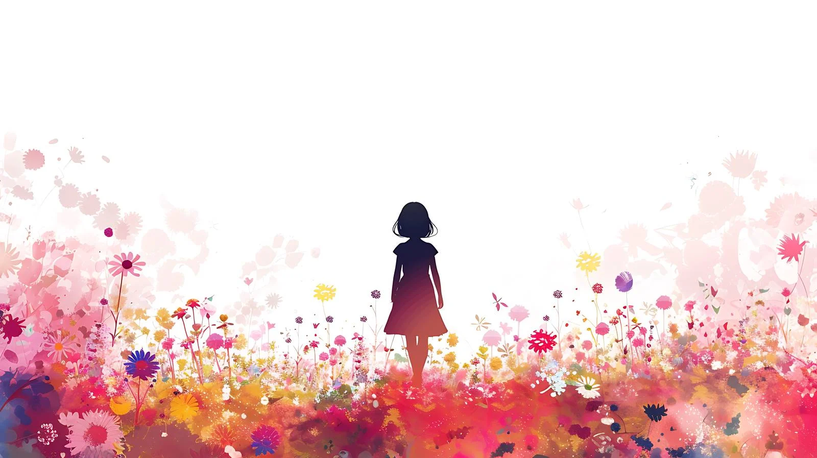 Innocent Girl Illustration — free download from Dotvec