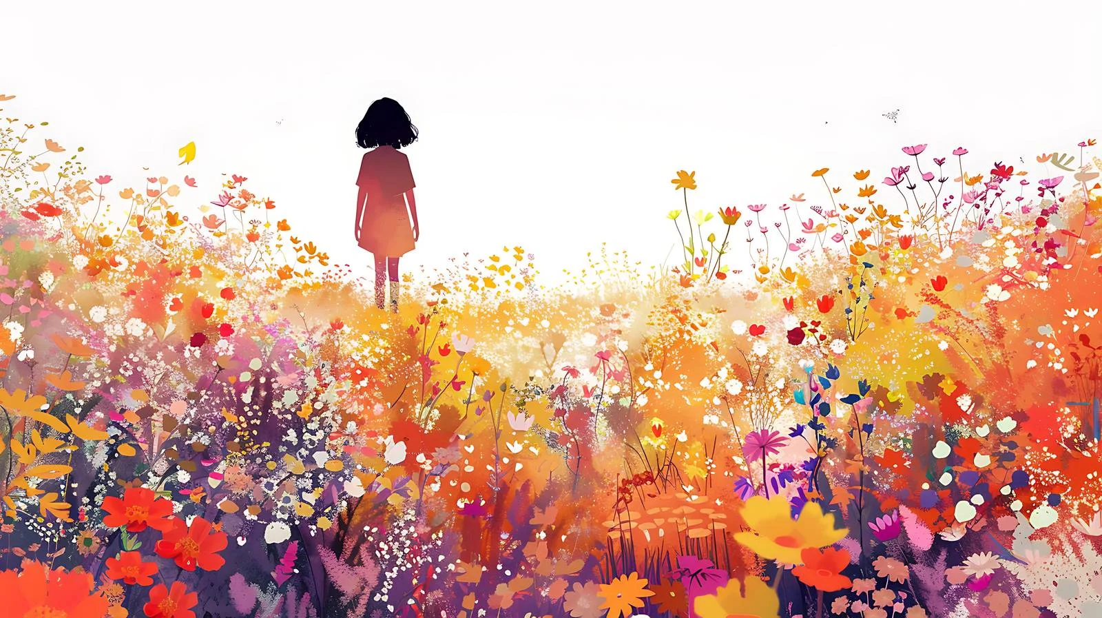 Sweet child standing gracefully outdoors — free download from Dotvec