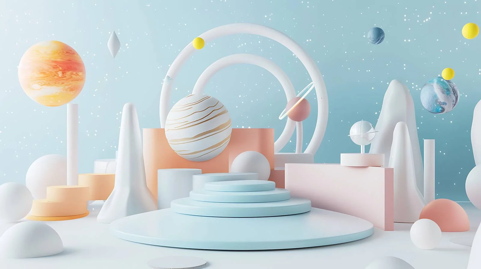 Futuristic Space Platform — free download from Dotvec