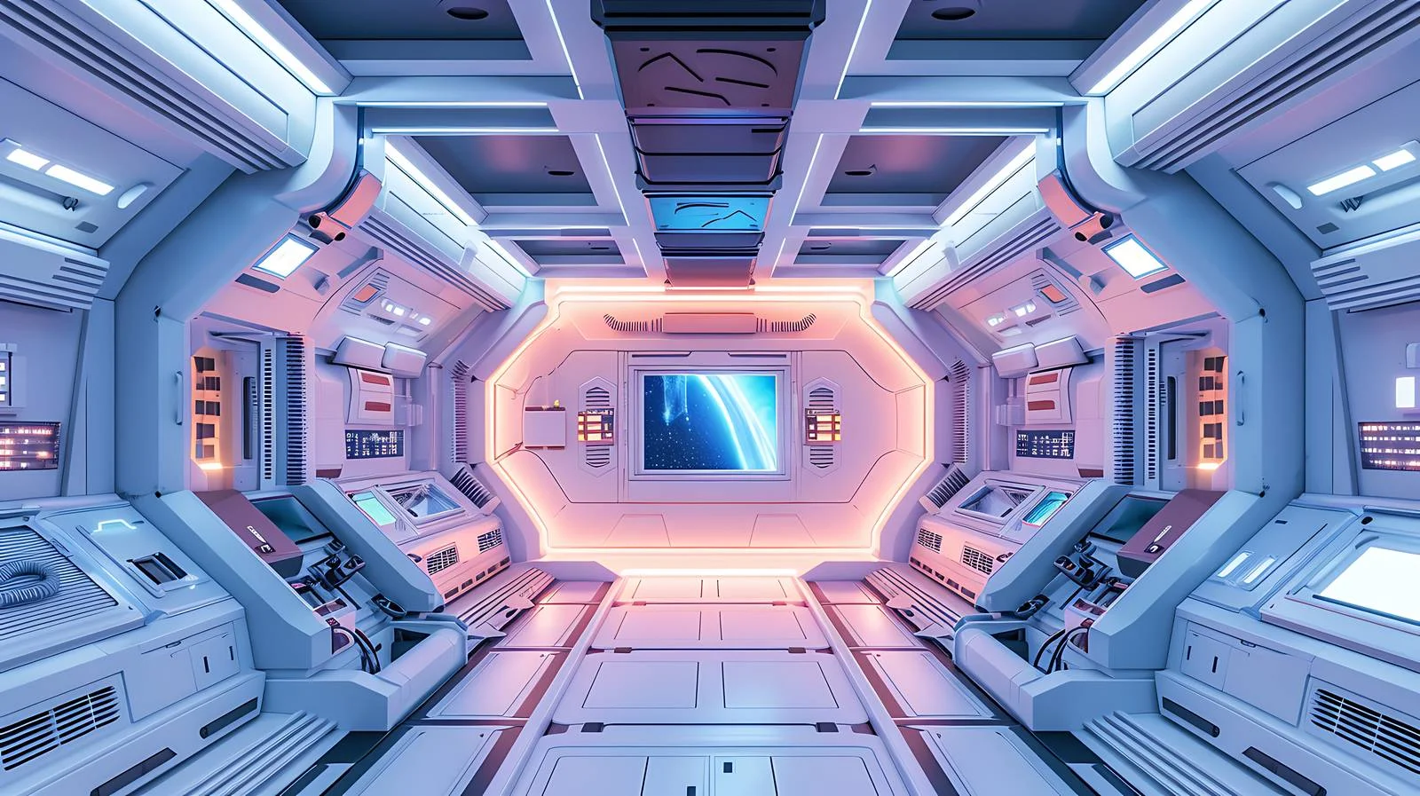Futuristic Space Platform Isolated in White — free download from Dotvec