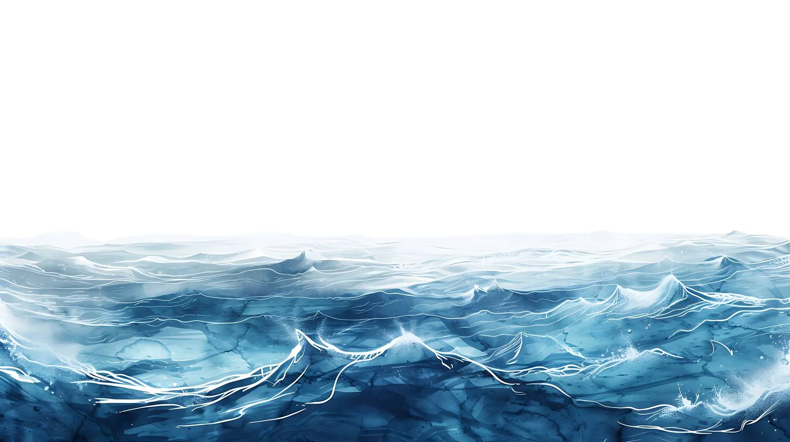 Seascape Isolated White Background — free download from Dotvec