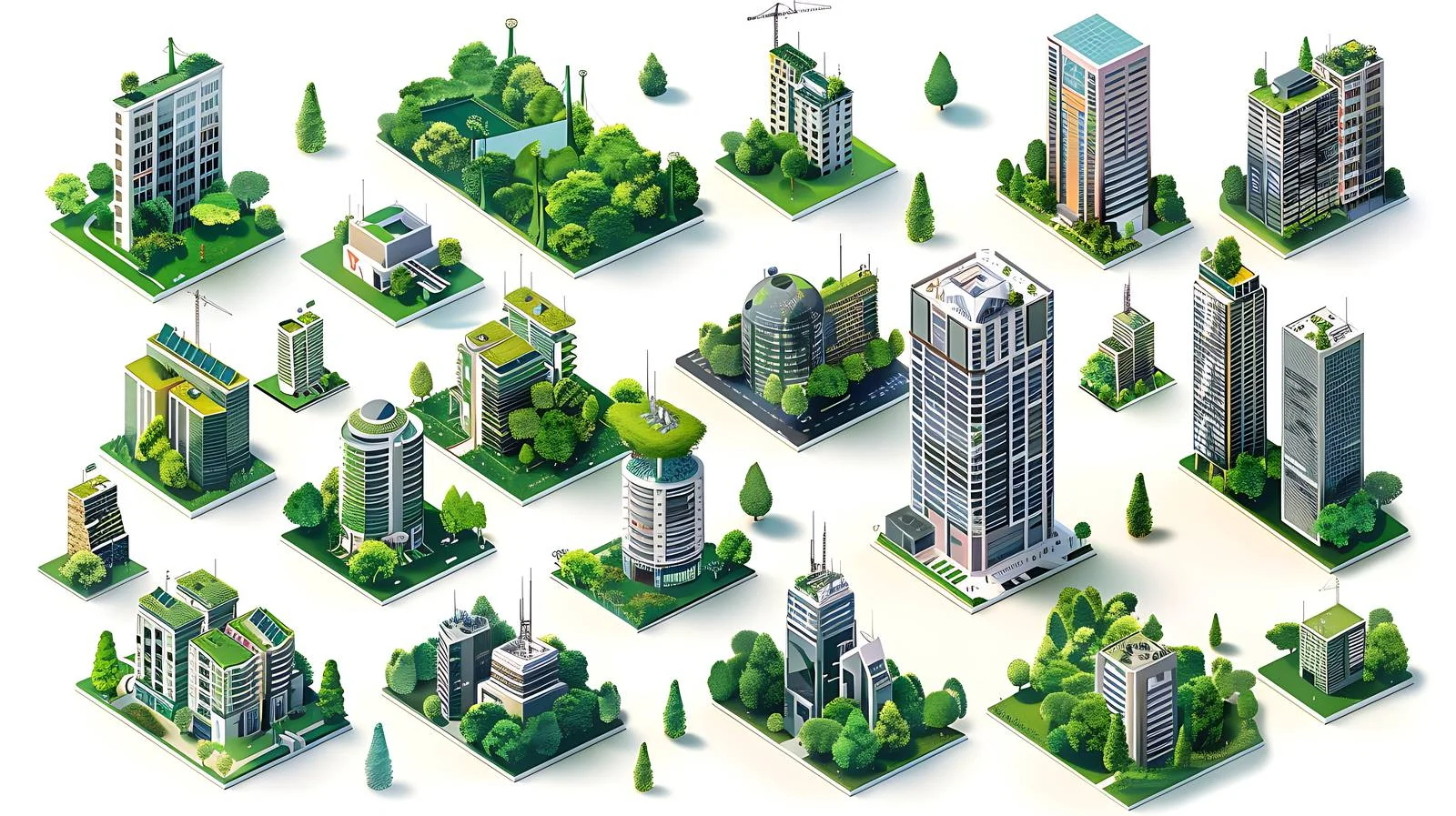 Vibrant Illustrations Promoting Healthy Urban Living — free download from Dotvec