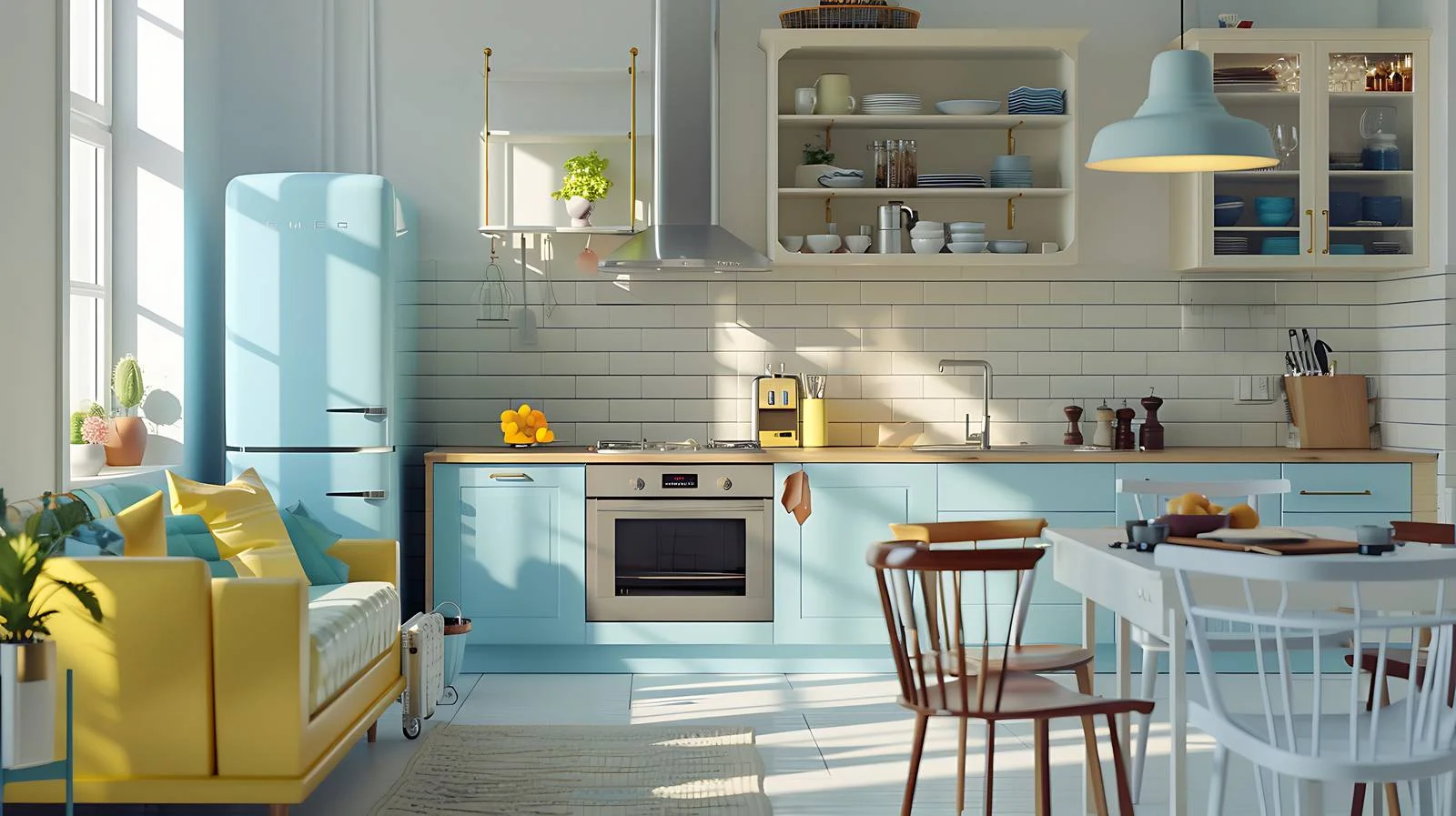 Modern Kitchen Illustrations — free download from Dotvec