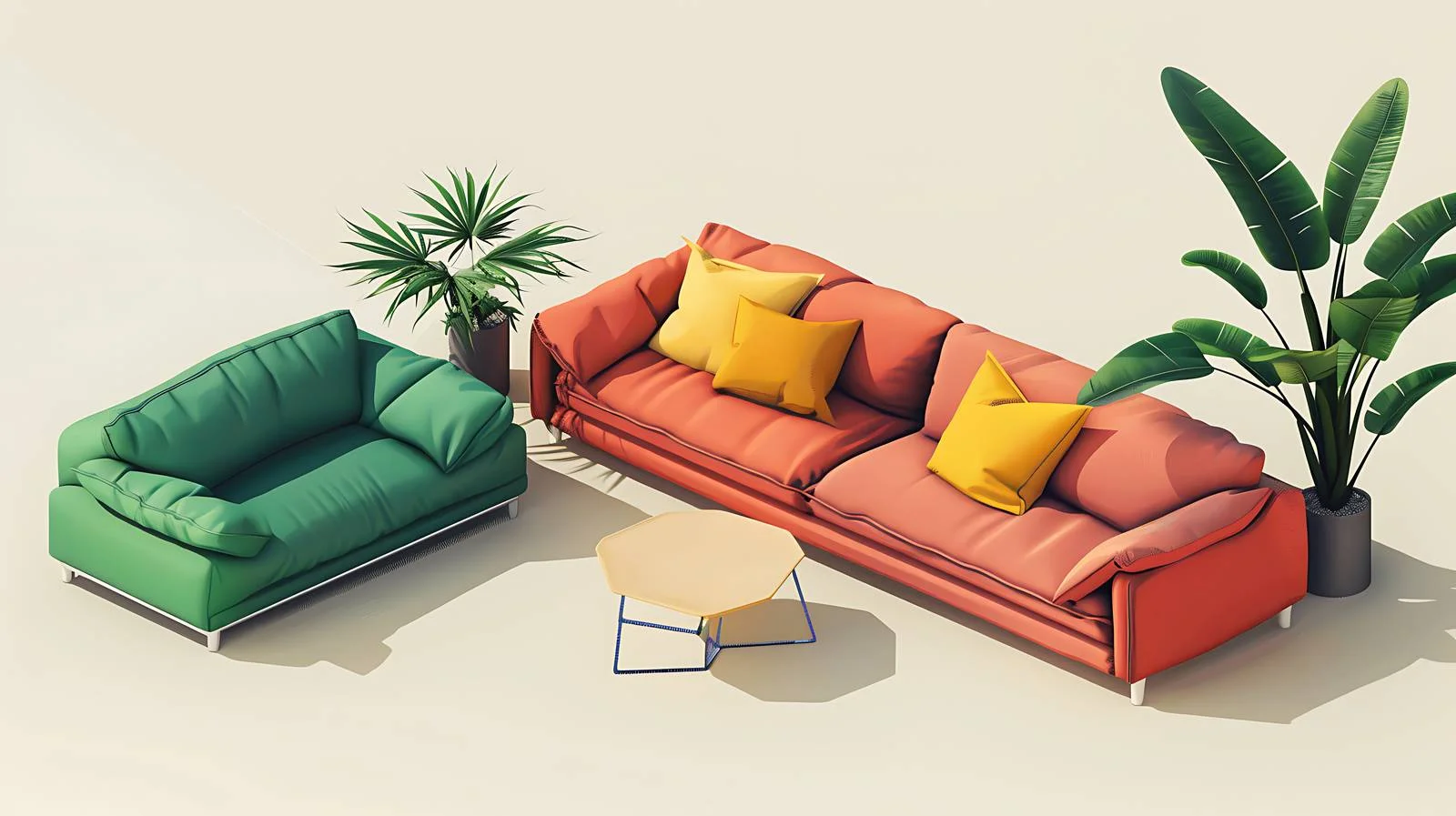 Modern Sofa Illustrations — free download from Dotvec