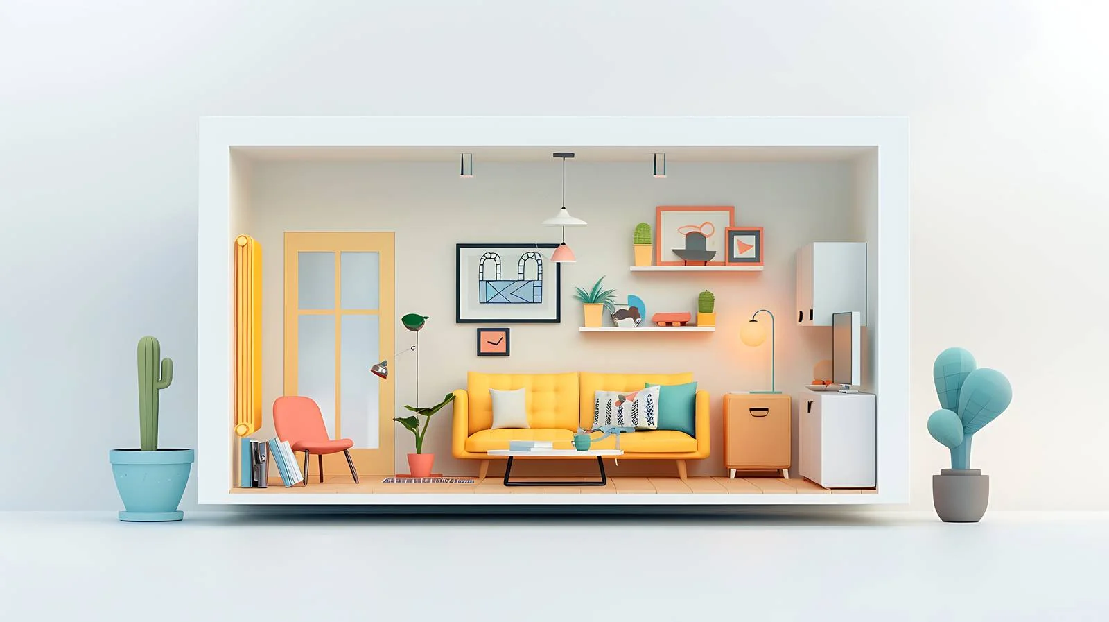 Realistic Home Illustrations — free download from Dotvec