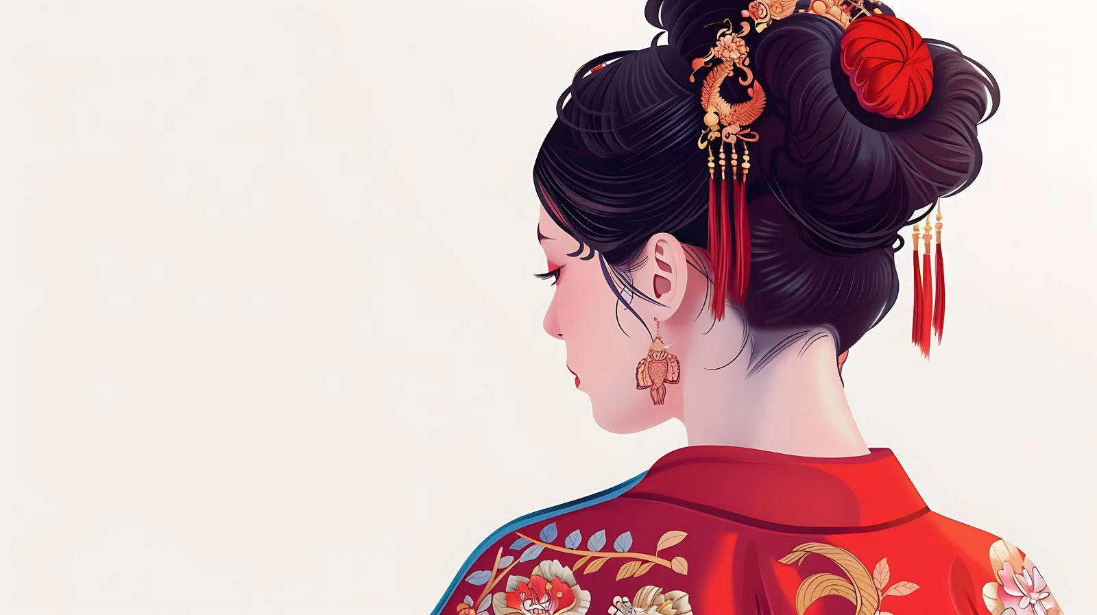 Ancient Beauty Illustration — free download from Dotvec