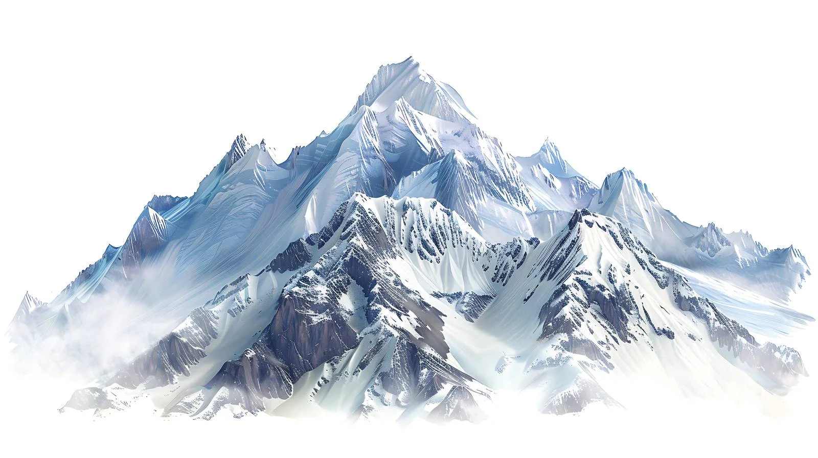 Snowy Peak Illustration — free download from Dotvec