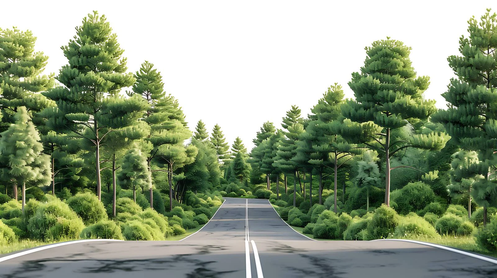 Serene Forest Paths Illustration — free download from Dotvec